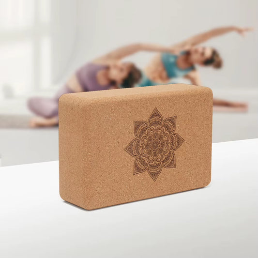 Eco-Friendly Natural Cork Yoga Block