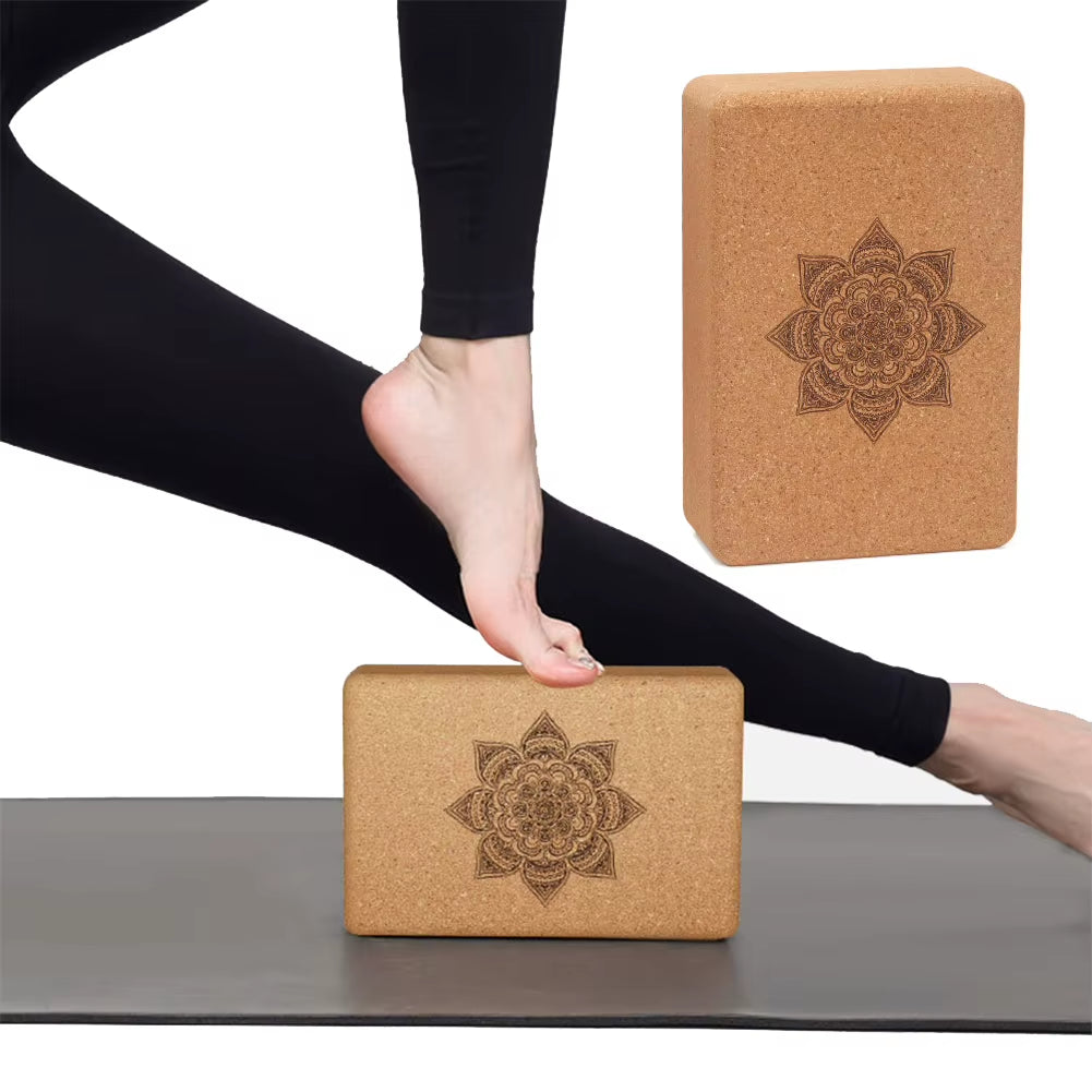 Eco-Friendly Natural Cork Yoga Block