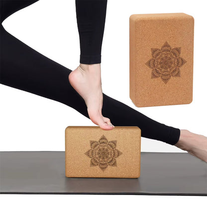Eco-Friendly Natural Cork Yoga Block