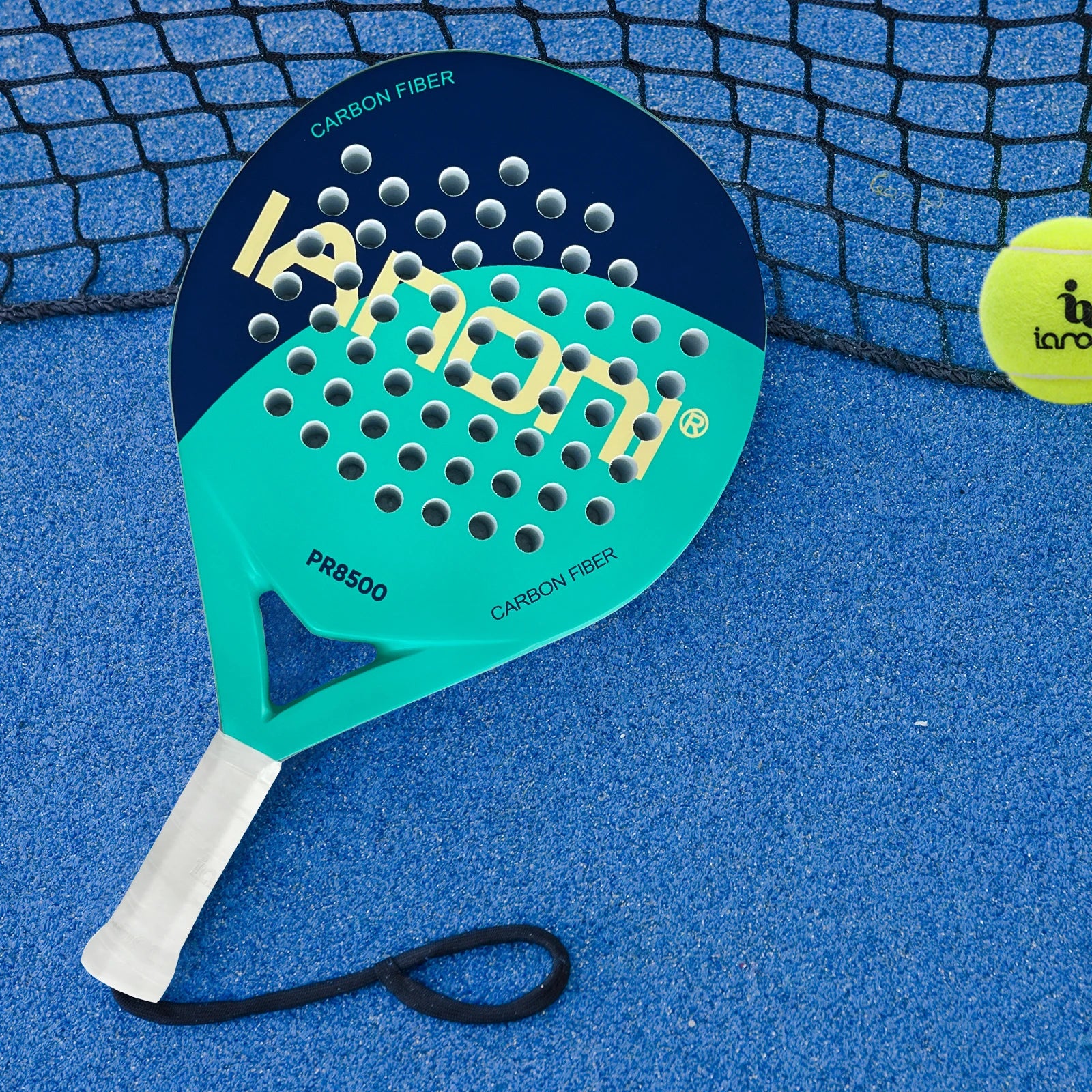 IANONI Lightweight Carbon Fibre Padel Tennis Racket - Blue