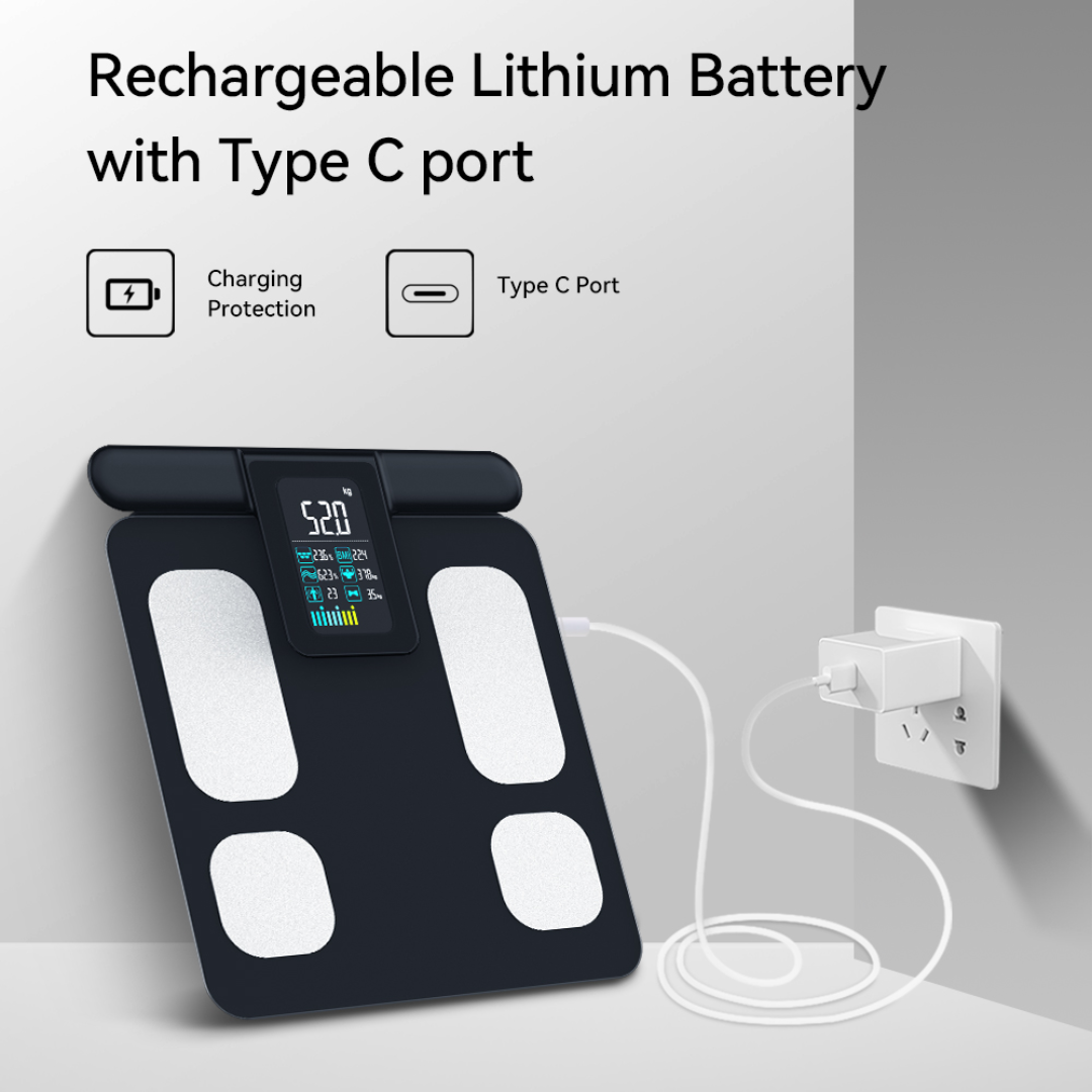 8 Electrode Bioimpedance Digital Body Composition Scale