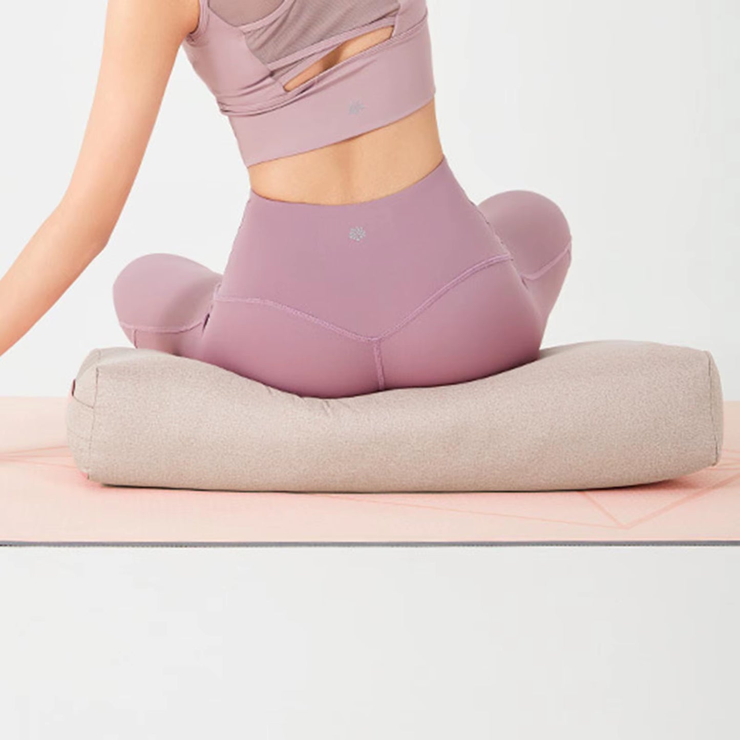 Professional Yoga Bolster with Carry Handle