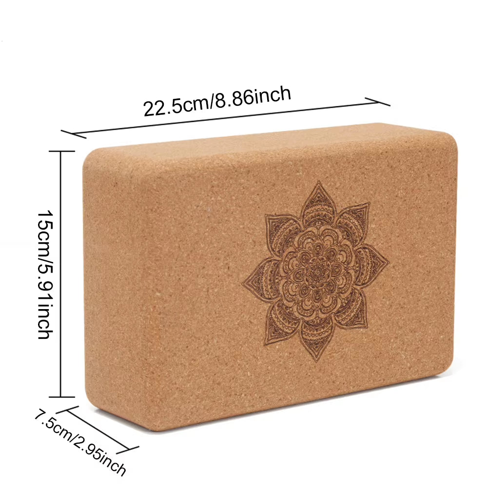 Eco-Friendly Natural Cork Yoga Block