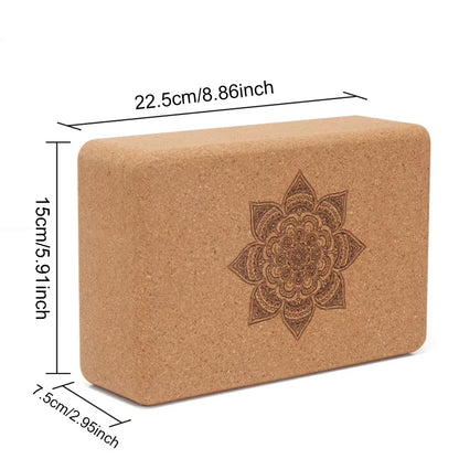 Eco-Friendly Natural Cork Yoga Block