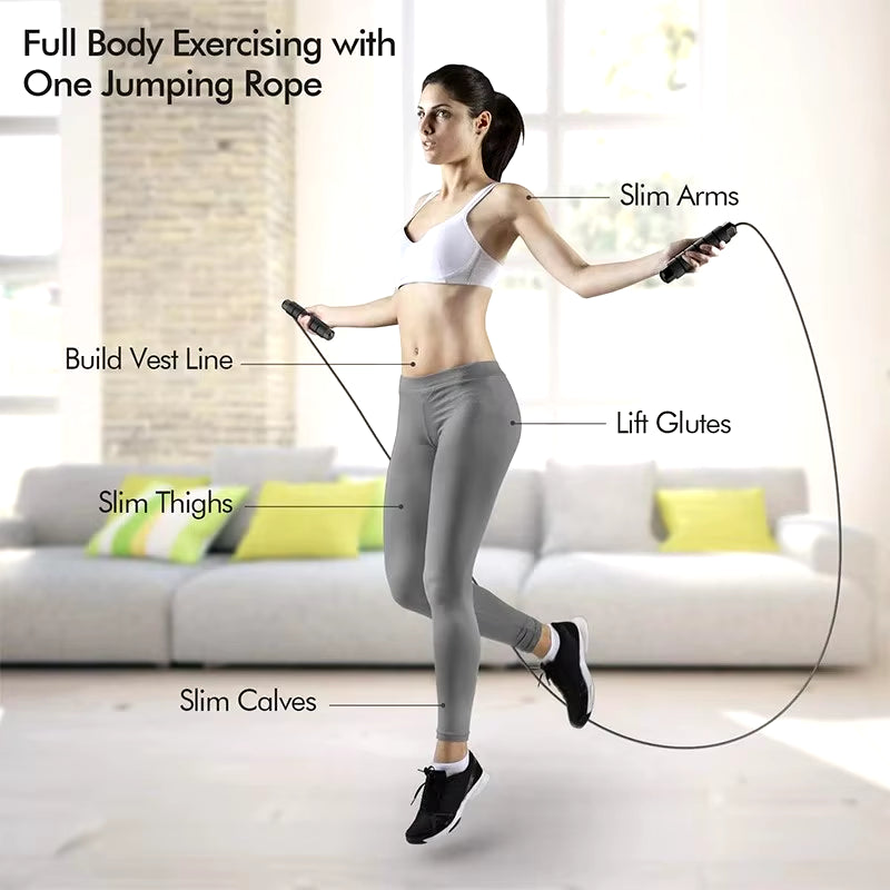 Tangle-Free Speed Wire Jump Rope