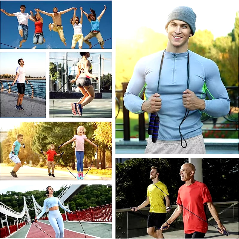 Tangle-Free Speed Wire Jump Rope