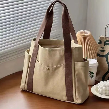 Large Capacity Tote Canvas Bag