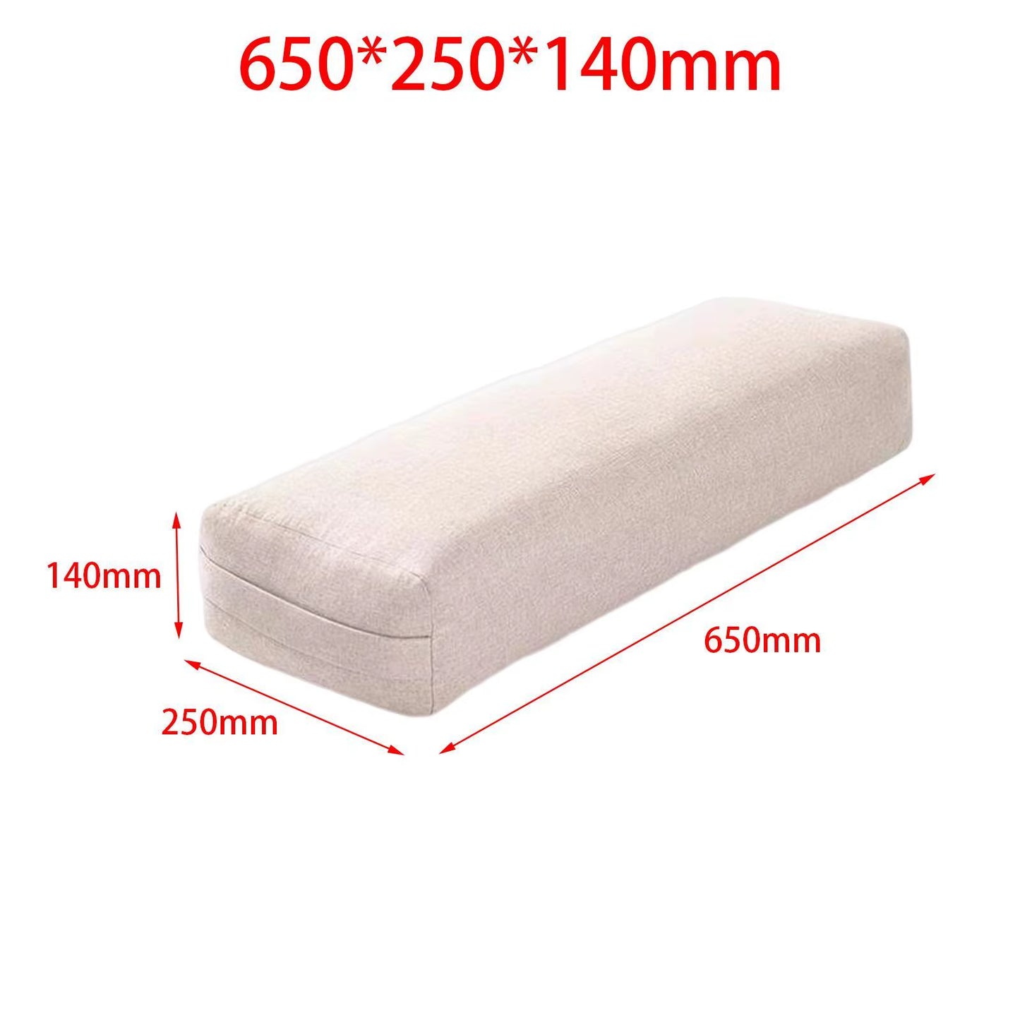 Professional Yoga Bolster with Carry Handle