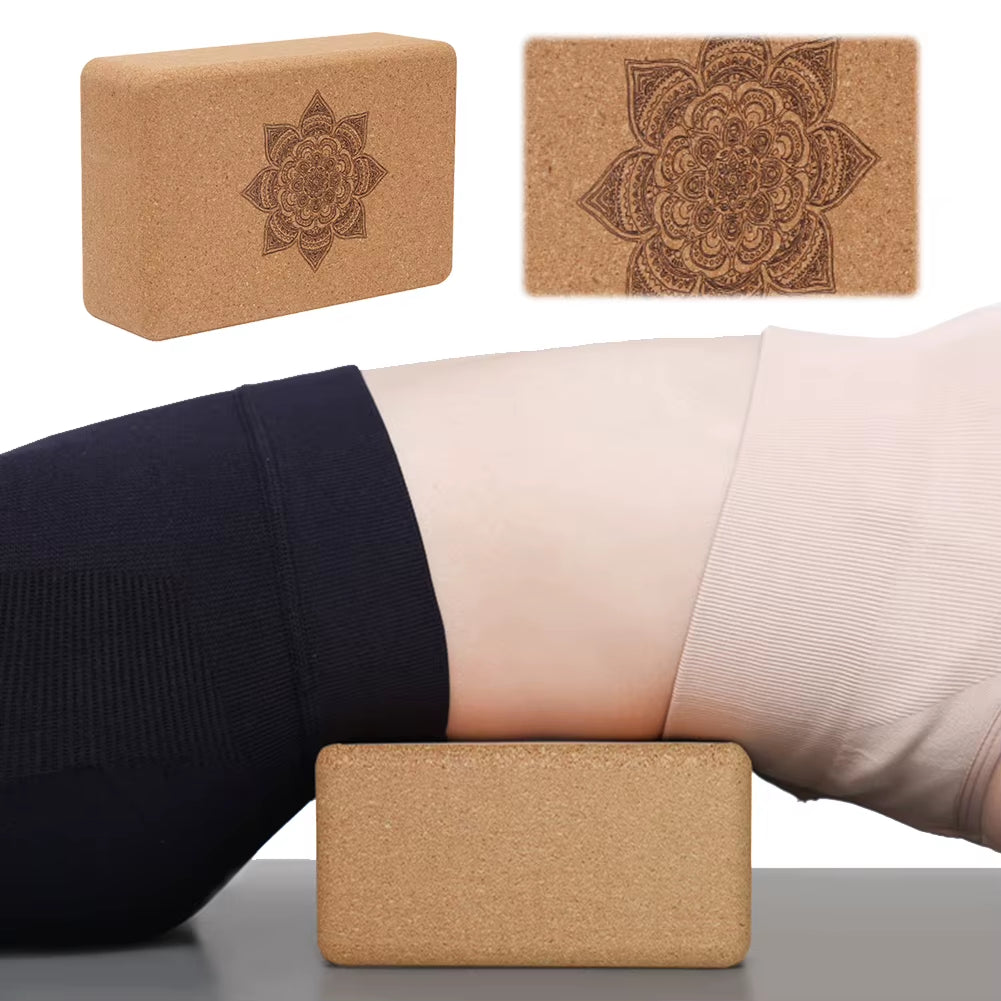 Eco-Friendly Natural Cork Yoga Block