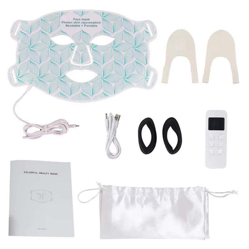 LED 8 Colour Face Mask and Neck Therapy